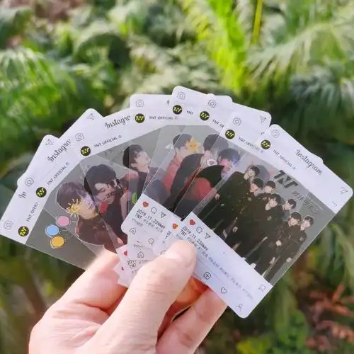 tnt时代少年团周边应援小卡马嘉祺丁程鑫刘耀文宋亚轩透卡韩版ins tnt