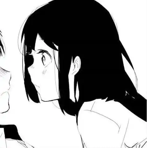 动漫头像丧系情侣头像黑白甜酷情头