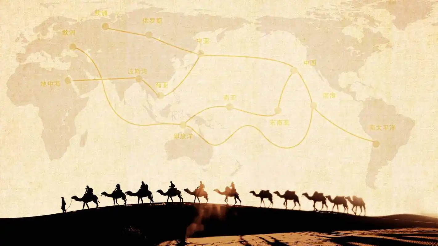 历史远古的艺术ppt背景图